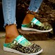 Women's Leopard Print Canvas Shoes, Fashion Round Toe Low Top Slip On Loafers, Casual Flat Sneakers Women's Leopard Print Canvas Shoes, Fashion Round Toe Low Top Slip On Loafers, Casual Flat Sneakers